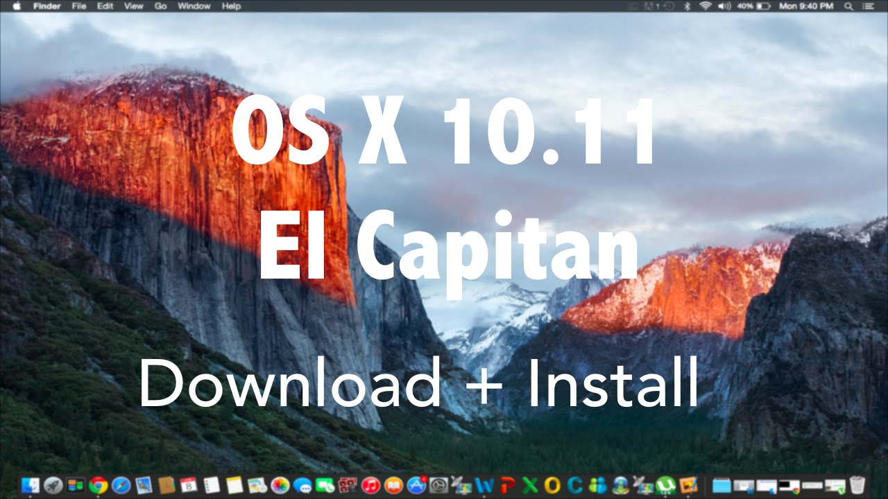 Download El Capitan Os X